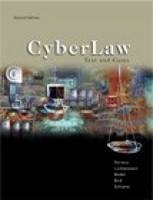 CyberLaw - Robert Bird, Stephen Lichtenstein, Gerald Ferrera, Margo Reder, William Schiano