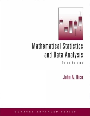 Mathematical Statistics and Data Analysis (with CD Data Sets) - John Rice