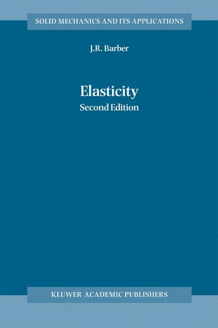 Elasticity -  J.R. Barber