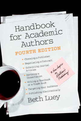 Handbook for Academic Authors - Beth Luey