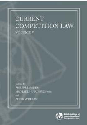 Current Competition Law - 