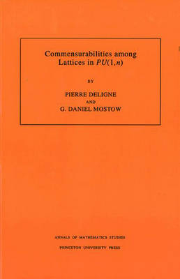 Commensurabilities among Lattices in PU (1,n) - Pierre Deligne, G. Daniel Mostow