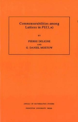 Commensurabilities among Lattices in PU (1,n). (AM-132), Volume 132 - Pierre R. Deligne, G. Daniel Mostow