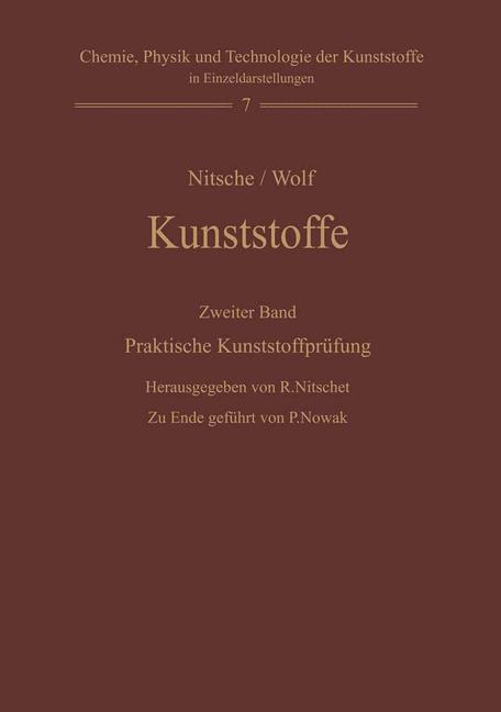 Kunststoffe. Struktur, physikalisches Verhalten und Prüfung - 