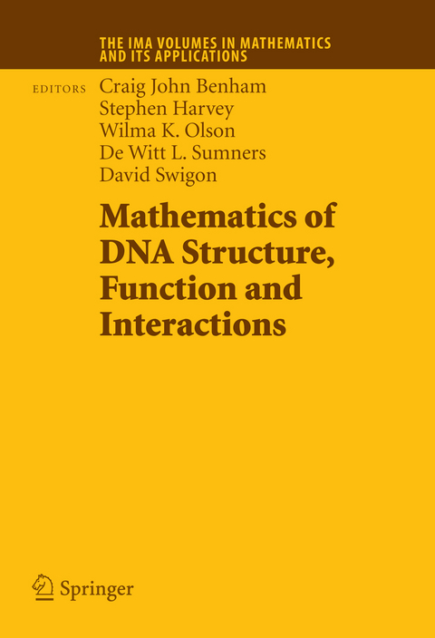 Mathematics of DNA Structure, Function and Interactions - 