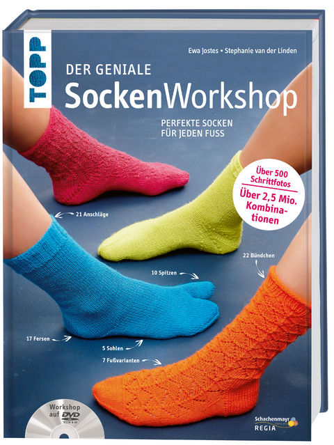 Der geniale Sockenworkshop - Stephanie van der Linden, Ewa Jostes