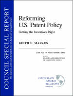 Reforming U.S. Patent Policy - Keith E. Maskus