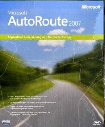 Microsoft AutoRoute 2007, 1 DVD-ROM