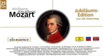 Mozart Jubiläums-Edition, 25 Audio-CDs - Wolfgang Amadeus Mozart