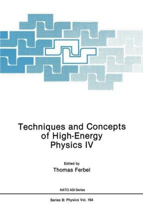 Techniques and Concepts of High-Energy Physics IV - 