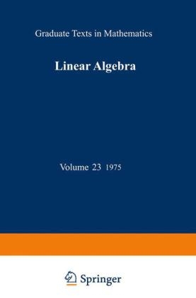 Linear Algebra -  Werner H. Greub