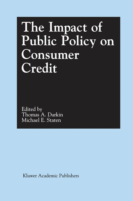 Impact of Public Policy on Consumer Credit - 