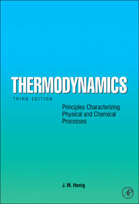 Thermodynamics - Jurgen M. Honig