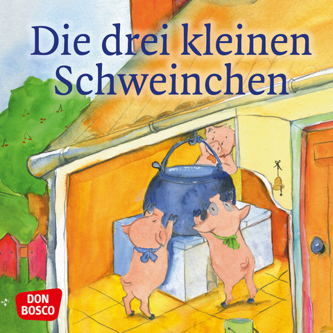 Die drei kleinen Schweinchen. Mini-Bilderbuch.