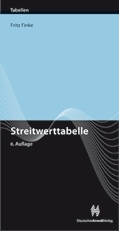 Streitwerttabelle - Fritz Finke