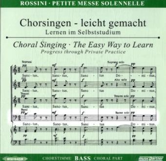 Petite Messe solennelle, Chorstimme Bass, 1 Audio-CD - Gioachino Rossini