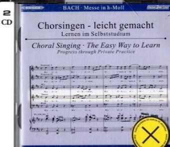 Messe h-moll, BWV 232, Chorstimme Tenor, 2 Audio-CDs - Johann Sebastian Bach