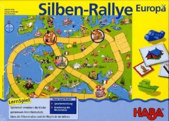 Silben-Rallye Europa (Kinderspiel) - 