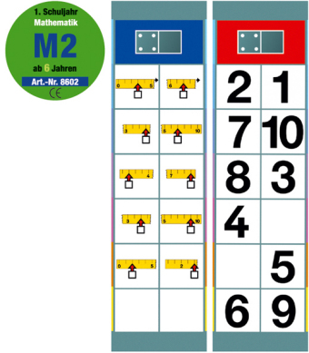 Flocards Mathematik 1. Schuljahr (Lernspiel). Set.M2