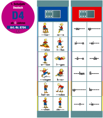 Flocards Deutsch 1. Schuljahr (Lernspiel). Set.D4