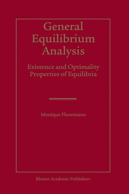 General Equilibrium Analysis -  Monique Florenzano