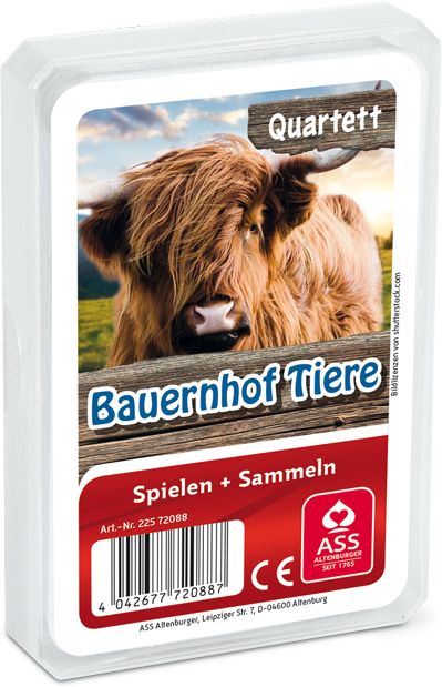 Tier-Quartett - Bauernhof Tiere - 