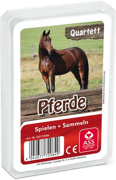 Tier-Quartett - Pferde - 