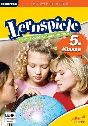 Lernspiele Für bessere Schulnoten, 5. Klasse, 1 CD-ROM