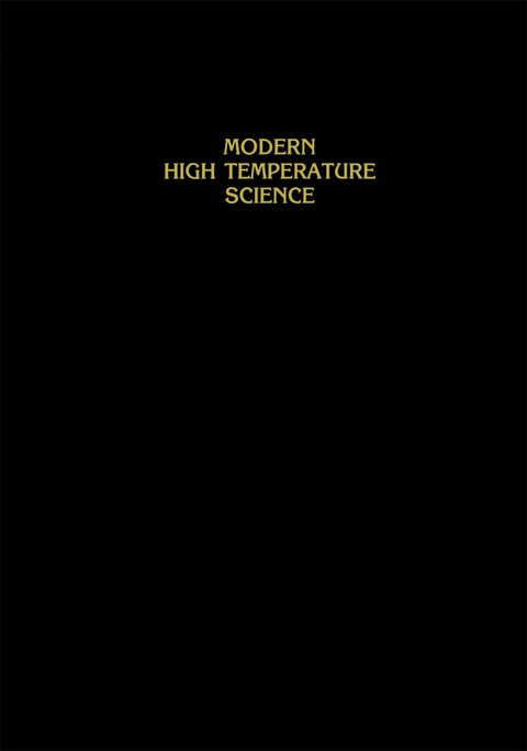 Modern High Temperature Science - John L. Margrave