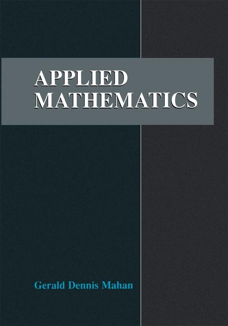 Applied Mathematics -  Gerald D. Mahan