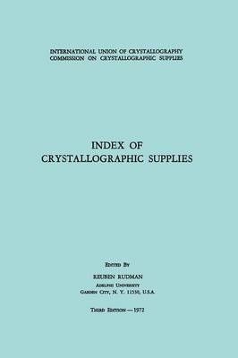 Index of Crystallographic Supplies - 