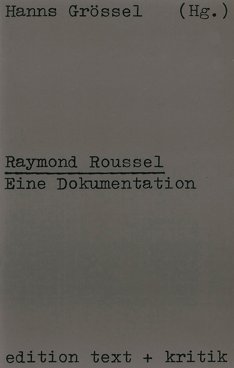 Raymond Roussel - 