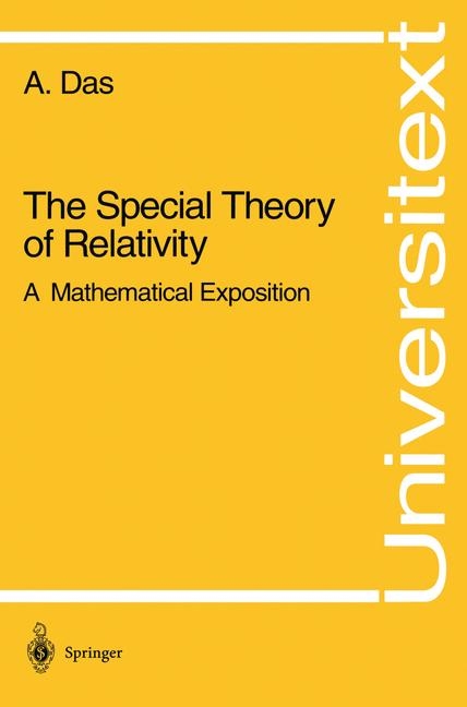 Special Theory of Relativity -  Anadijiban Das