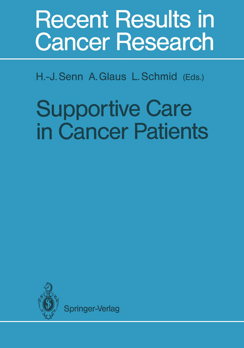 Supportive Care in Cancer Patients - 