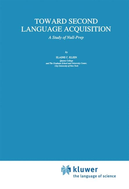 Toward Second Language Acquisition -  E.C. Klein