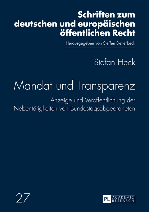 Mandat und Transparenz - Stefan Heck