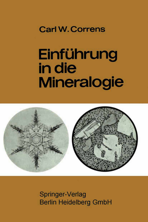 Einführung in die Mineralogie - Carl W. Correns, Josef Zemann