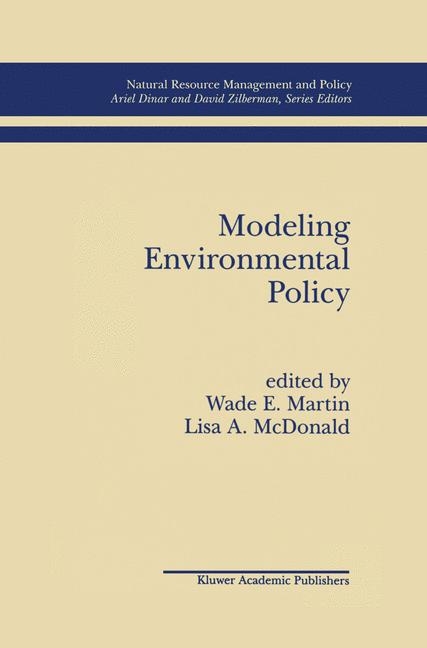 Modeling Environmental Policy - 