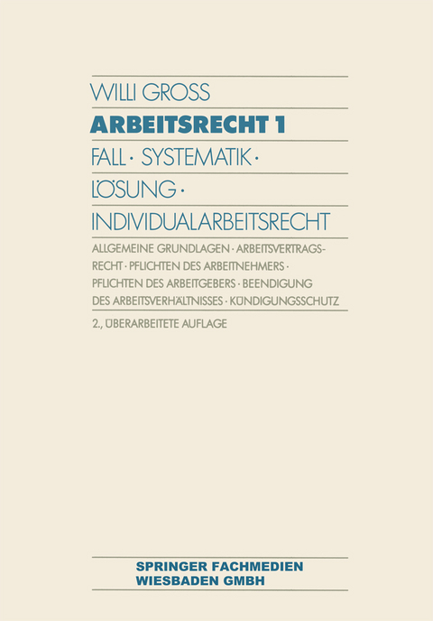 Arbeitsrecht 1