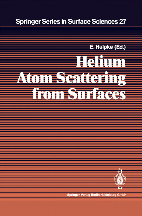 Helium Atom Scattering from Surfaces - 