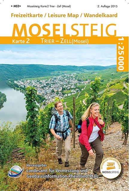 Moselsteig Karte 2 (WR) -  Landesamt für Vermessung und Geobasisinformation Rheinland-Pfalz