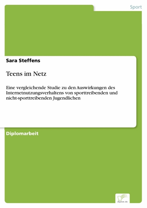 Teens im Netz -  Sara Steffens