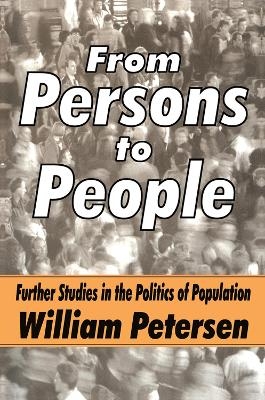 From Persons to People - William Petersen