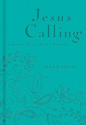 Jesus Calling, Teal Leathersoft, with Scripture References - Sarah Young