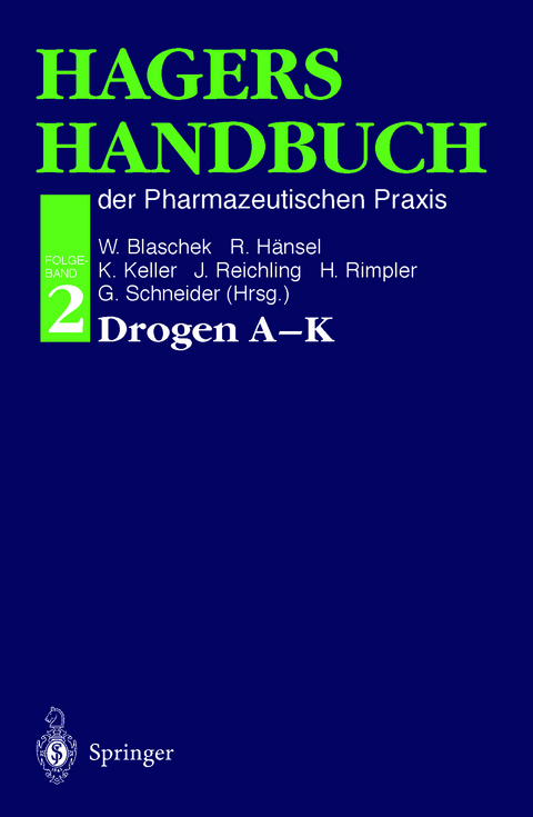 Hagers Handbuch der Pharmazeutischen Praxis - 