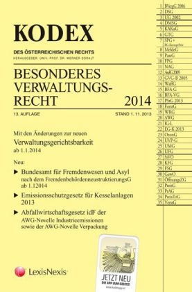 KODEX Besonderes Verwaltungsrecht 2014