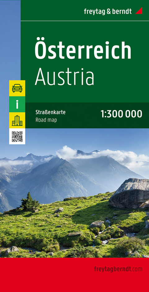 Österreich, Autokarte 1:300.000 - 