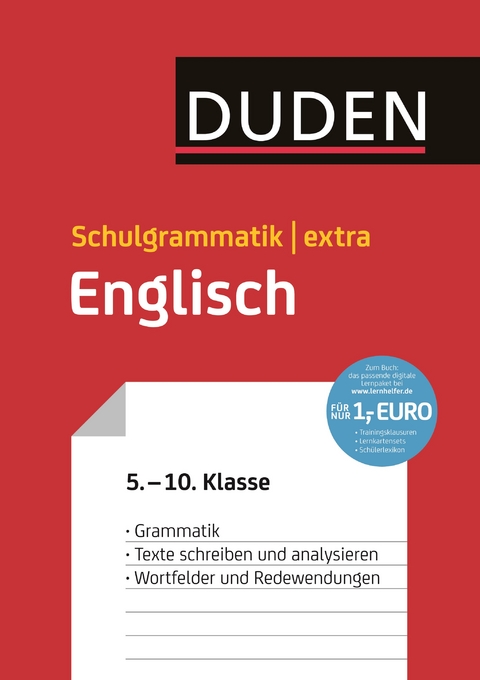 Duden - Schulgrammatik extra - Englisch - Elisabeth Schmitz-Wentsch, Tanja Schneider, Meike Wolf