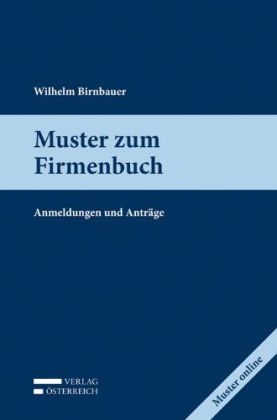 Muster zum Firmenbuch - Wilhelm Birnbauer