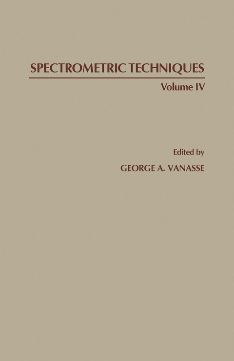 Spectrometric Techniques - 